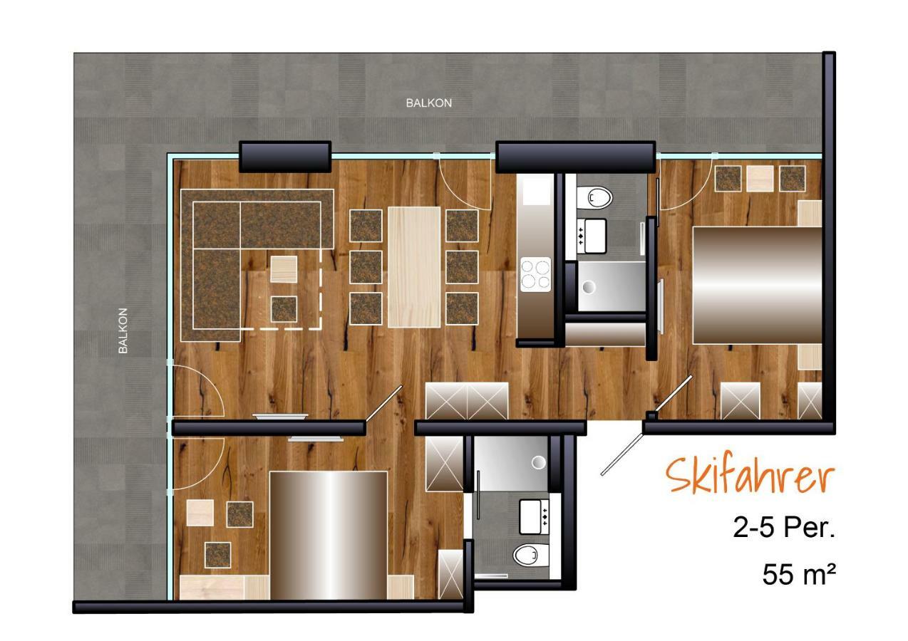 C(h)illas Appartements Kappl  Esterno foto